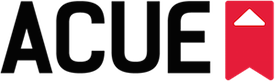 A graphic of the ACUE logo