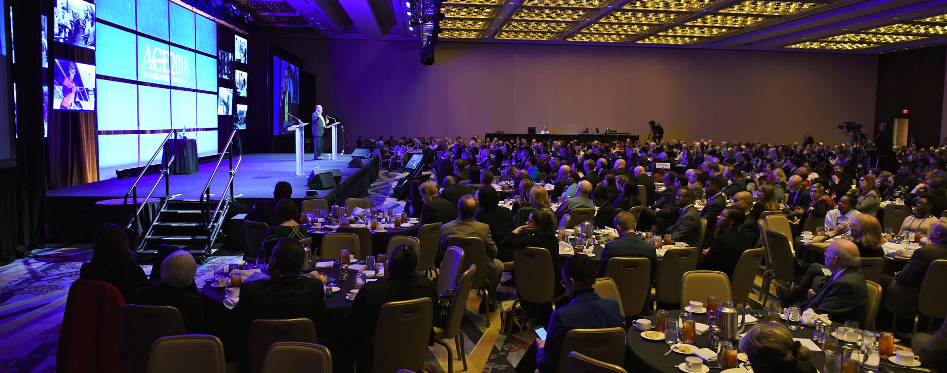 A picture of the crowd at ACE's Annual Meeting
