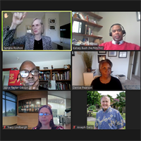 Photo of Learning Circle meeting on Zoom