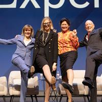 Kate Smith, president of Rio Salado College, and Ardis Eschenberg, chancellor of Windward Community College 